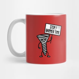 Stop Hammer time, mechanic repairman Handy Dad Mug